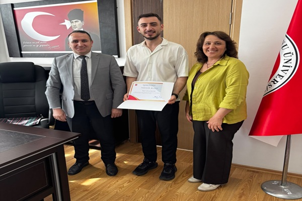 Öğrencimizin Etkinliklere Katkısı Teşekkür Belgesiyle Taçlandırıldı
