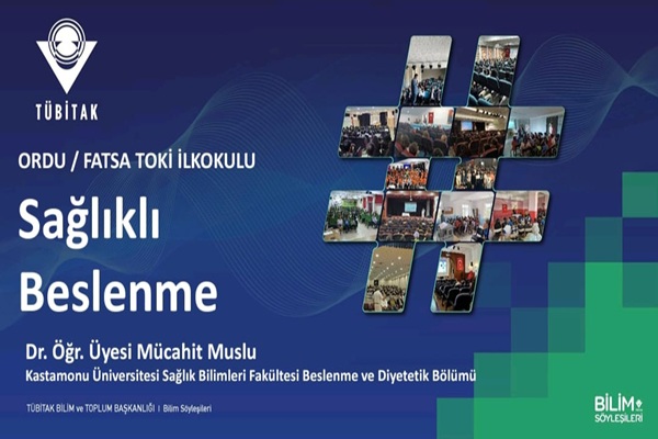 Fakültemiz Öğretim Elemanı TÜBİTAK Bilim Söyleşileri Kapsamında Ordu Fatsa'da Öğrencilerle Buluştu