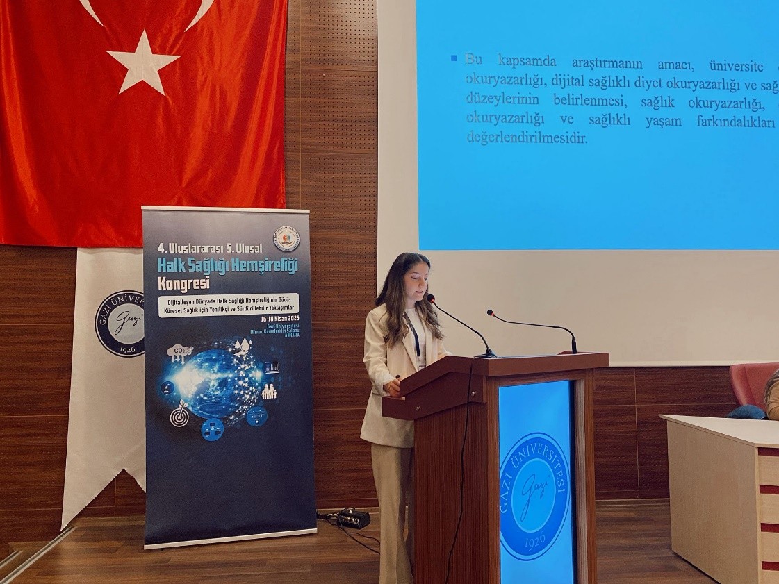 Fakülte Öğretim Elemanı  “4. Uluslararası 5. Ulusal Halk Sağlığı Hemşireliği Kongresi”ne Katıldı.