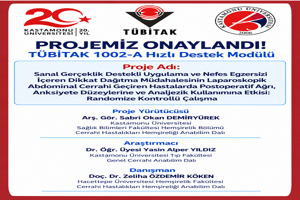 TÜBİTAK 1002-A Hızlı Destek Modülü Kapsamında Fakültemizden Yeni Proje Başarısı