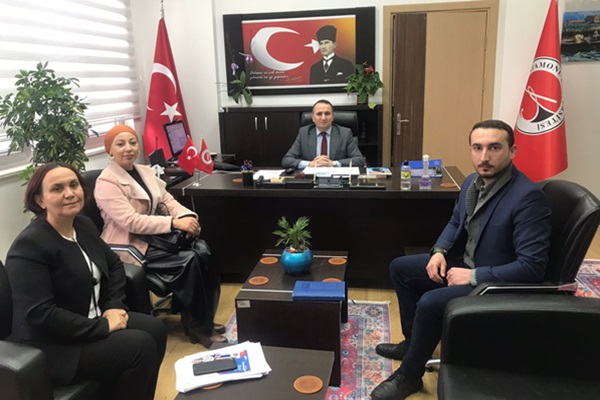 Türk Hemşireler Derneği Kastamonu İl Temsilciliğinden Dekanımıza Ziyaret